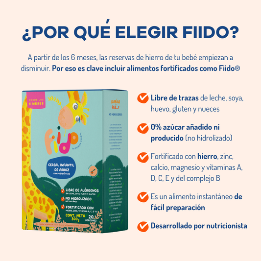 Cereal bebés libre de alérgenos