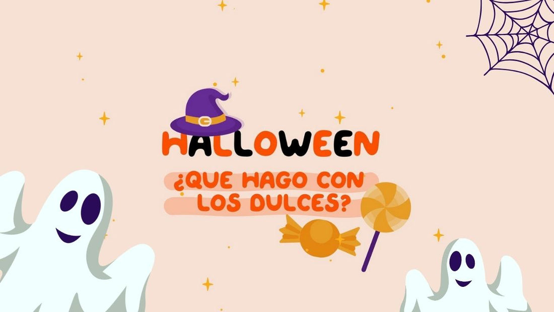 El reto de los niños en halloween y los dulces.