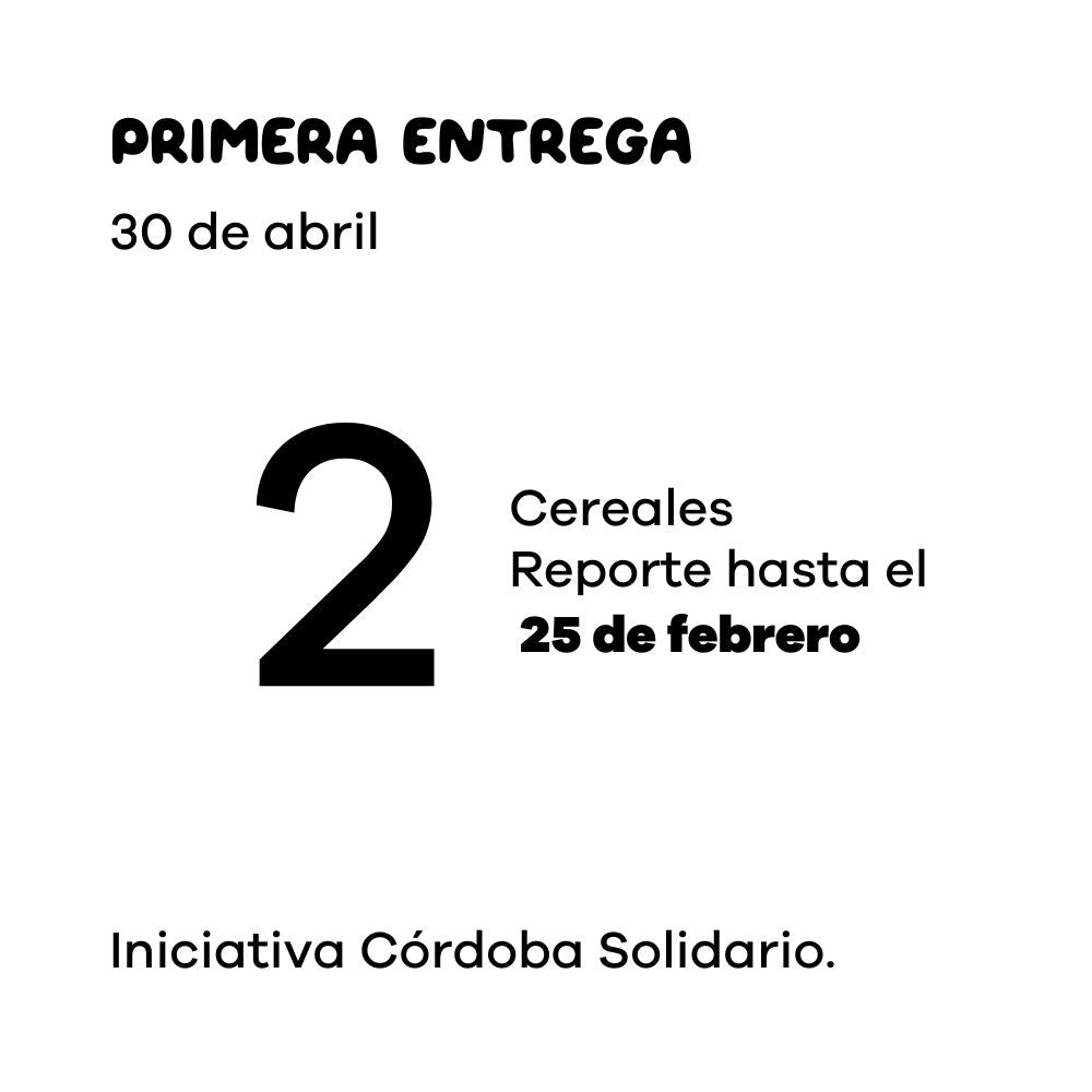 Cereal Infantil Solidario Fiido 300g