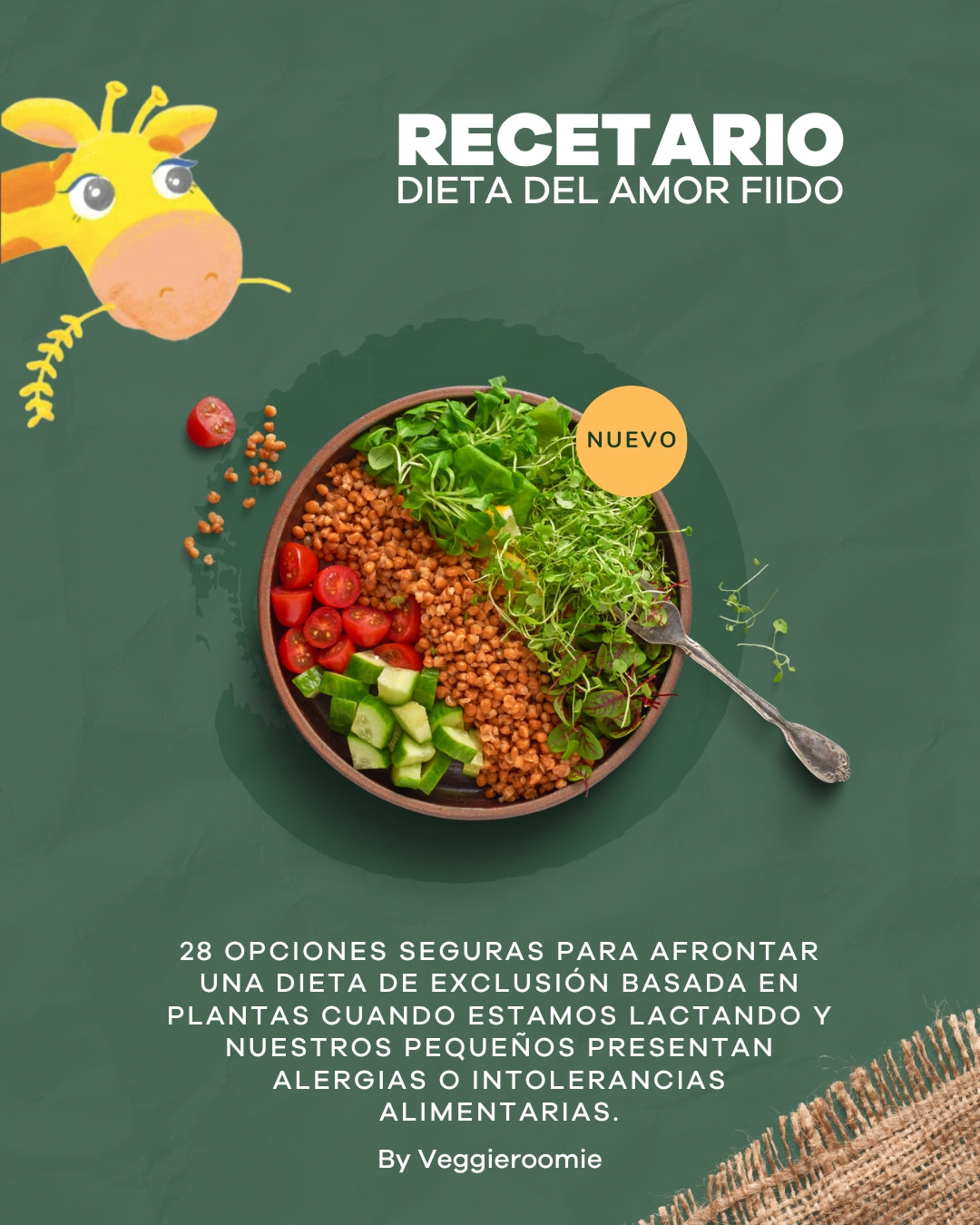 Portada del Recetario: Dieta del amor Fiido