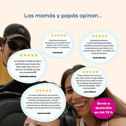 Opiniones de mamás y papás sobre el cereal infantil Fiido libre de alérgenos