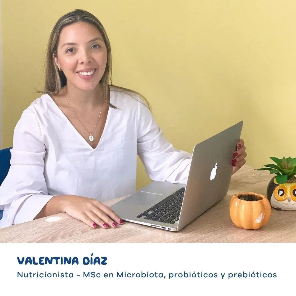 Valentina Díaz Sarmiento, Nutricionista - Dietista, master en microbiota, probióticos y prebióticos